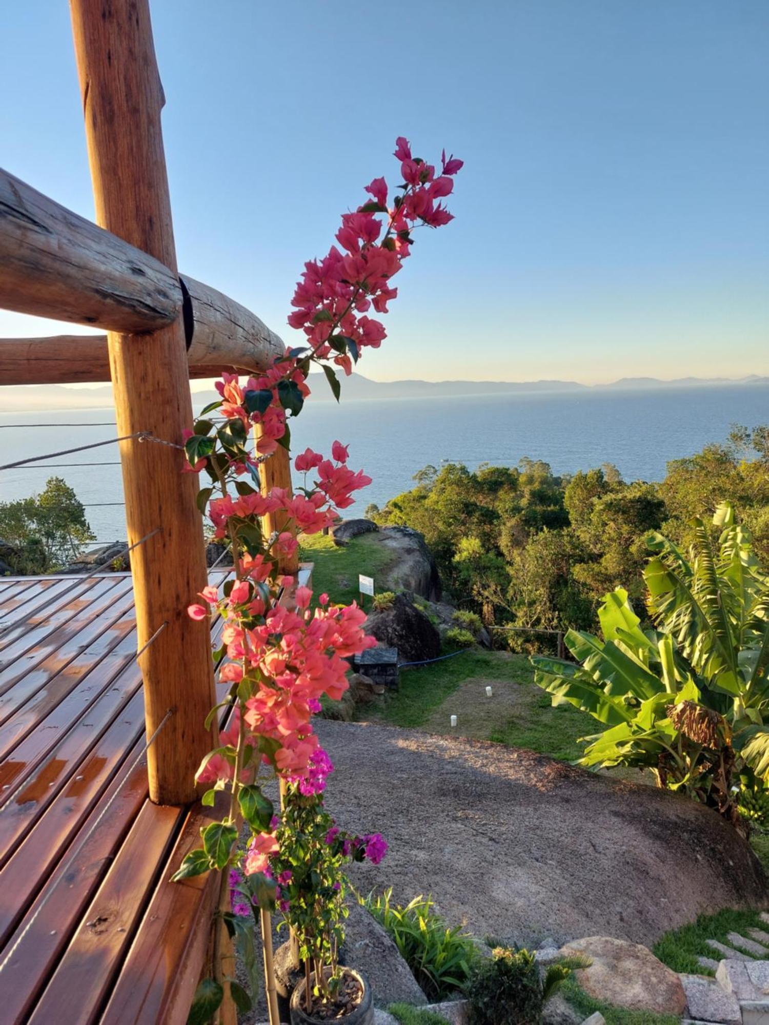 Casa Mirante Do Sol-Vista Exuberante Com Spa Governador Celso Ramos Exteriér fotografie