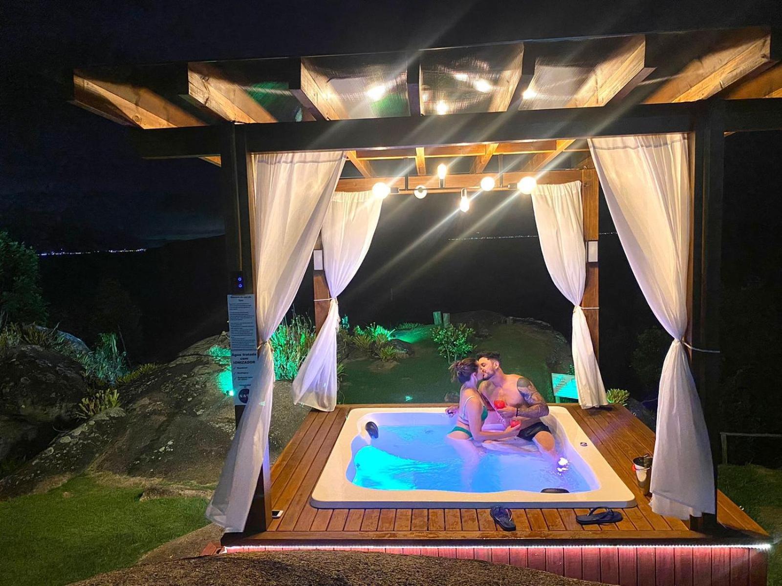 Casa Mirante Do Sol-Vista Exuberante Com Spa Governador Celso Ramos Exteriér fotografie